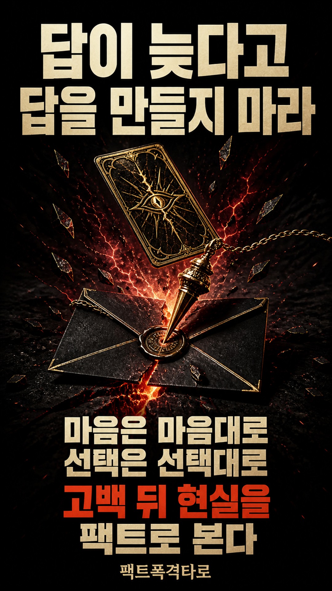 팩트폭격타로 [팩폭] 당신 고백에 멈춘 그 사람, 사실 마음 열려 있는 중?