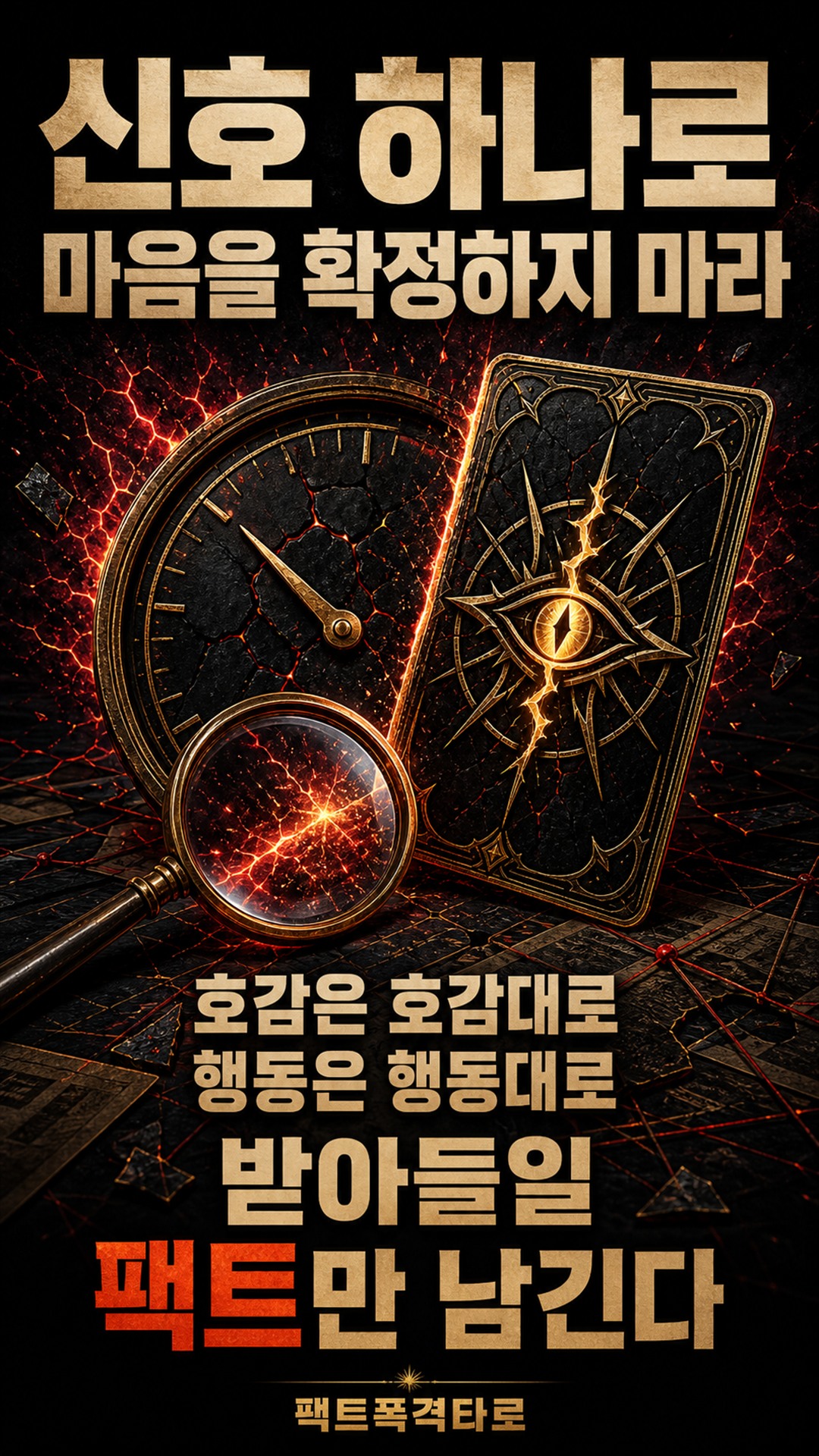 팩트폭격타로 [팩폭] 읽씹·밀당 그만, 그 사람 당신 좋아하는지 팩트로 찔러준다