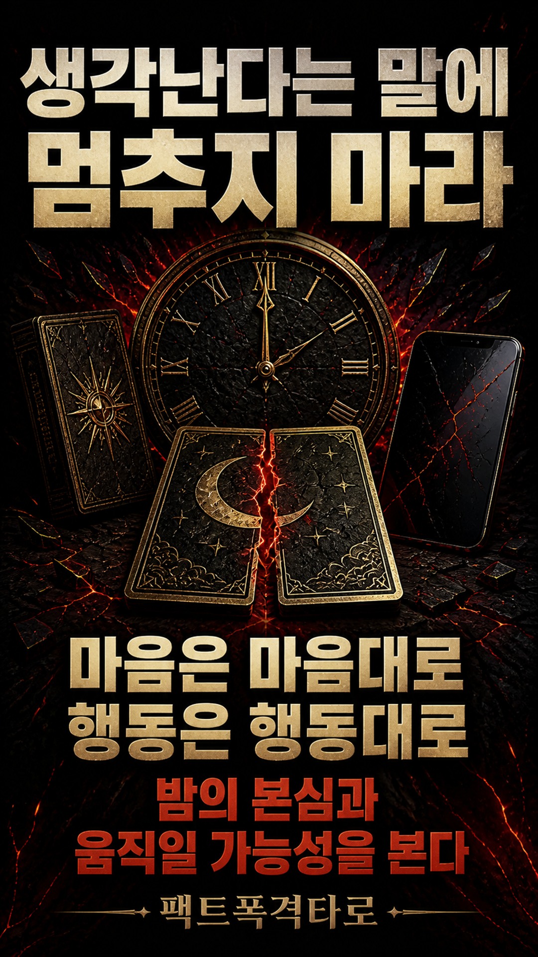 팩트폭격타로 [팩폭] 연락 끊긴 밤, 그 사람 머릿속에 당신 자리 있나