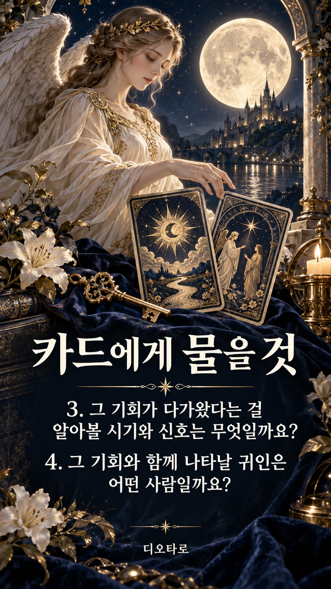 운명을읽는천사들 올해가 끝나기 전, 내 운명을 바꿀 결정적 기회는? 👼🔑#디오타로