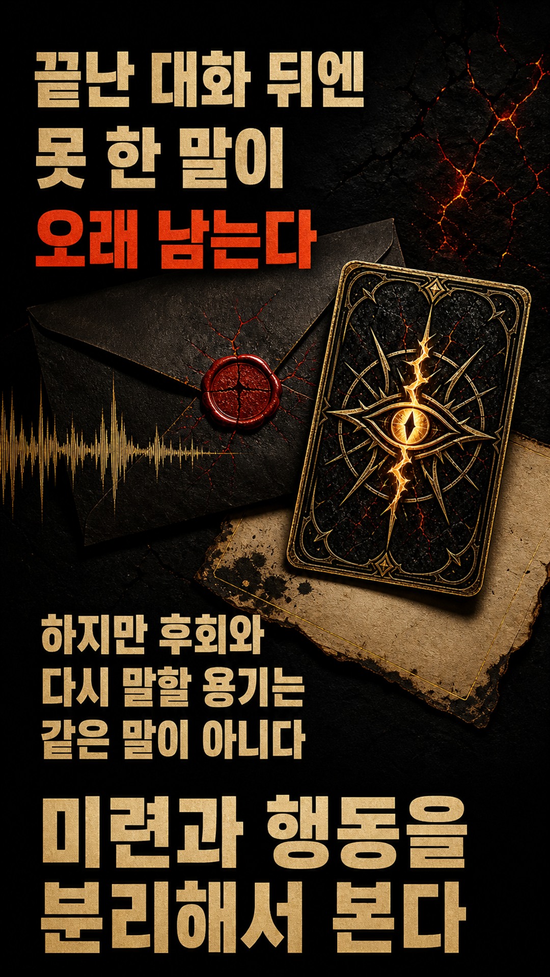 팩트폭격타로 [팩폭] 당신 버리고 떠난 그 사람, 끝까지 못 낸 속마음