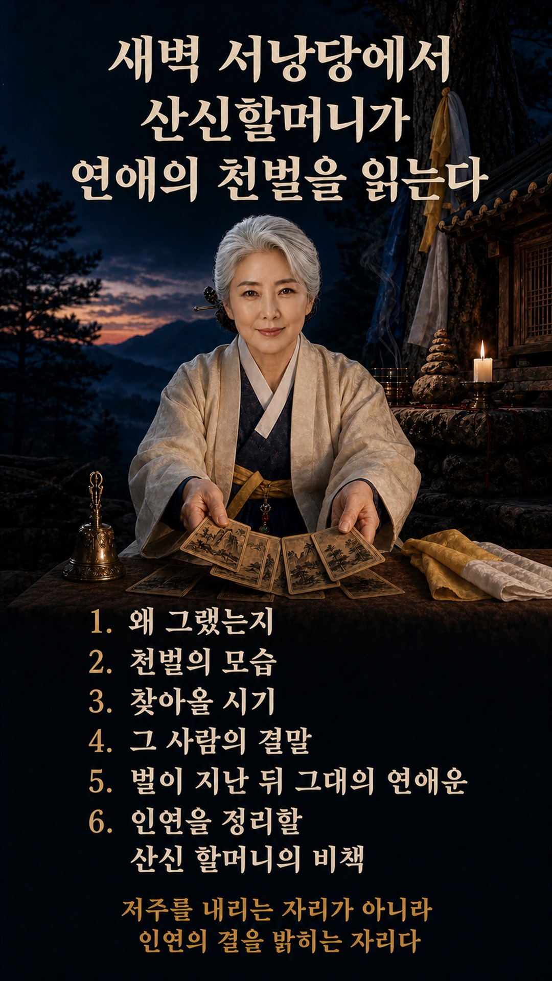 산신할머니 ❤️ 천벌, 그 사람 이렇게 된다