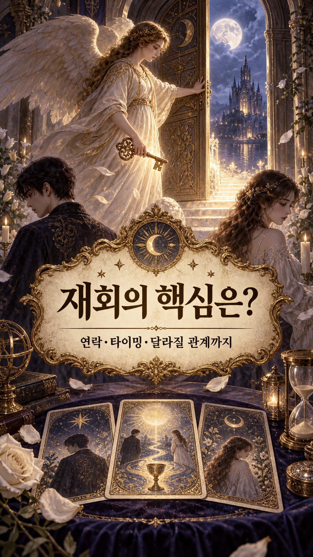 운명을읽는천사들 그 사람과 다시 이어질 수 있을까요? 👼🗝️#디오타로