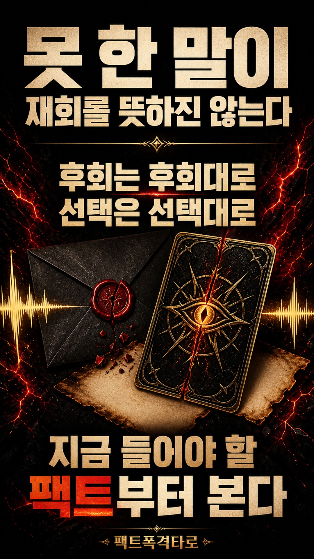 팩트폭격타로 [팩폭] 당신 버리고 떠난 그 사람, 끝까지 못 낸 속마음