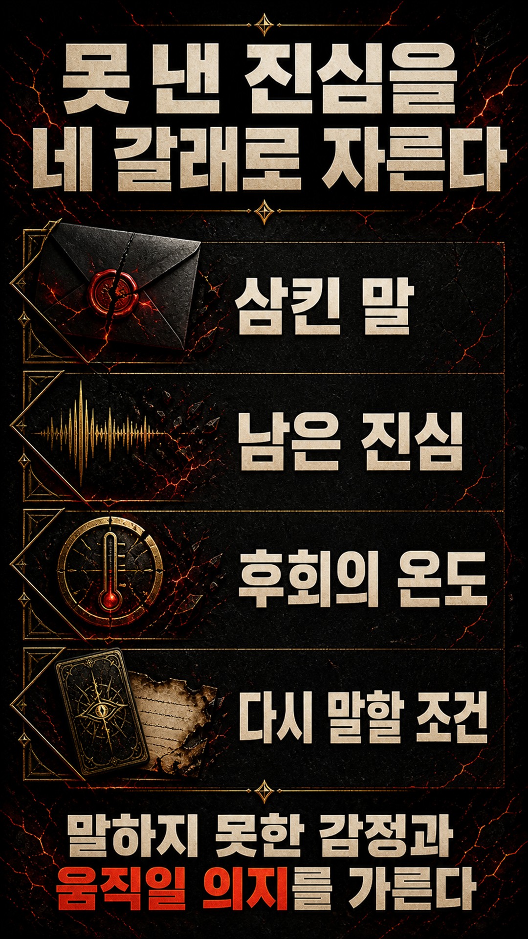 팩트폭격타로 [팩폭] 당신 버리고 떠난 그 사람, 끝까지 못 낸 속마음