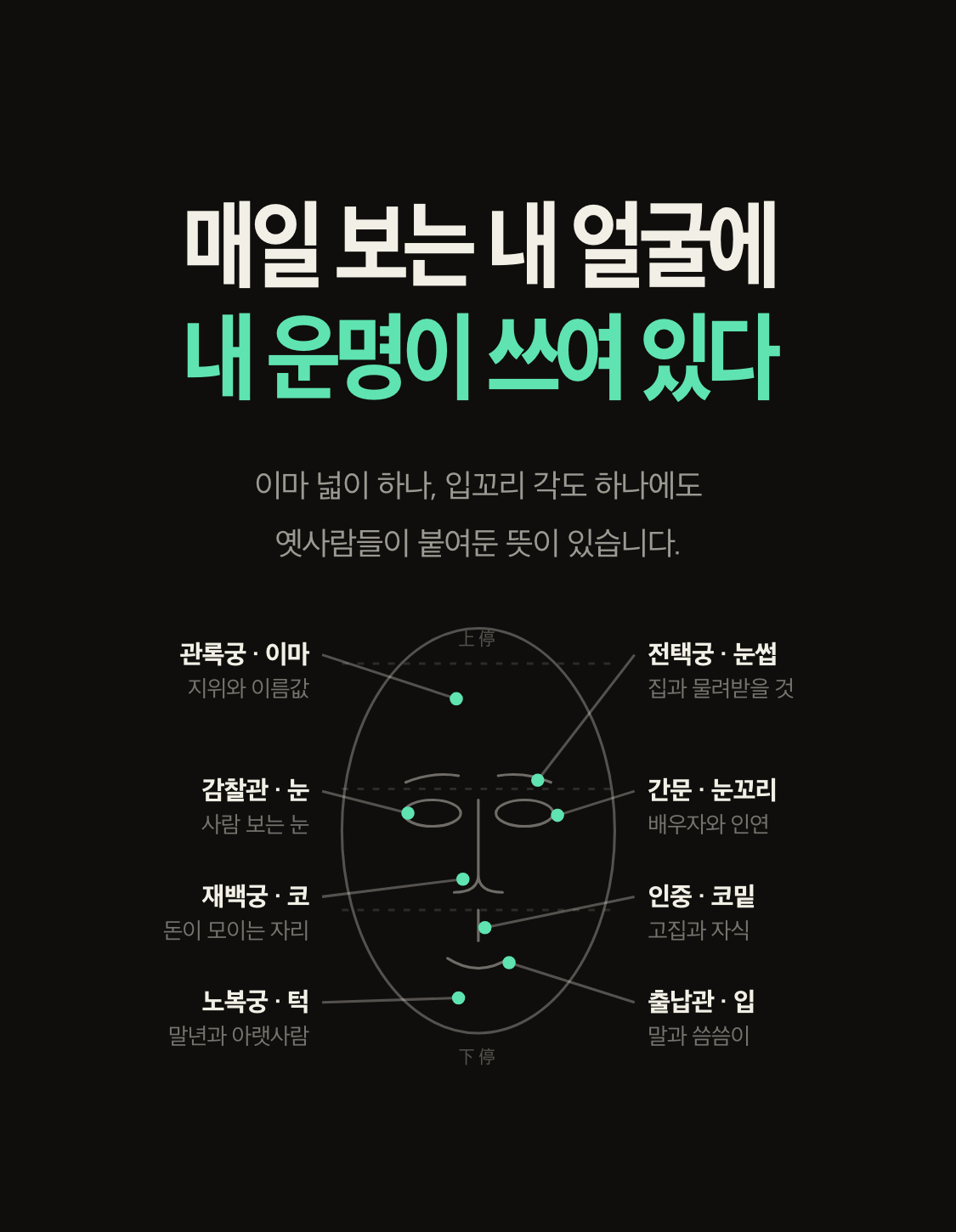 감복 노래로 듣는 내 관상