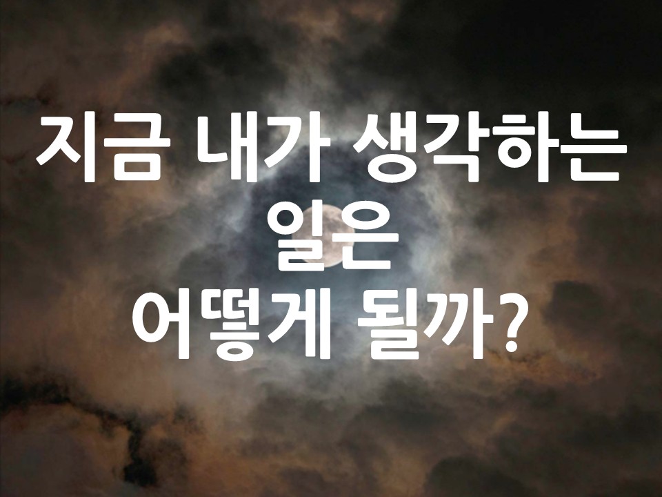 월하타로 지금 내가 생각하는 그 일은 잘 될까? 🙏