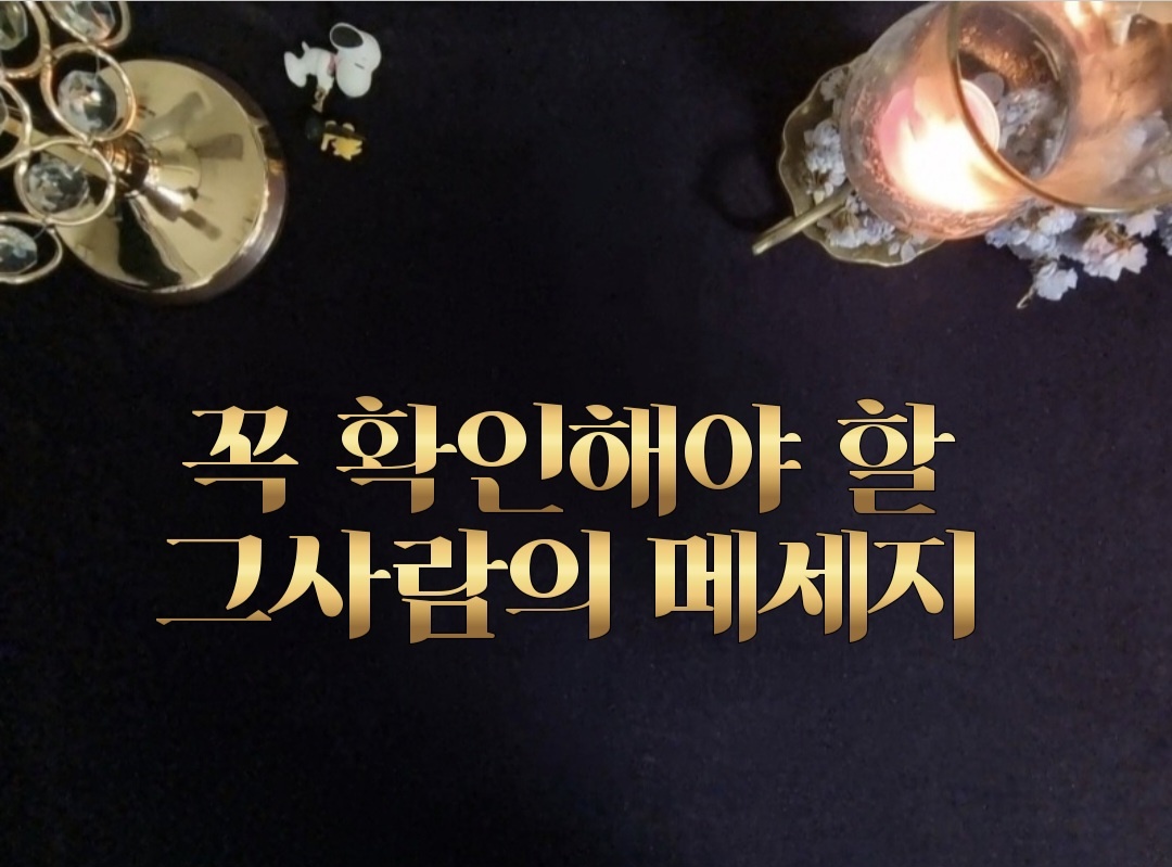 타로라포 🙏꼭 확인해야 할 그사람의 메세지(2500자~)