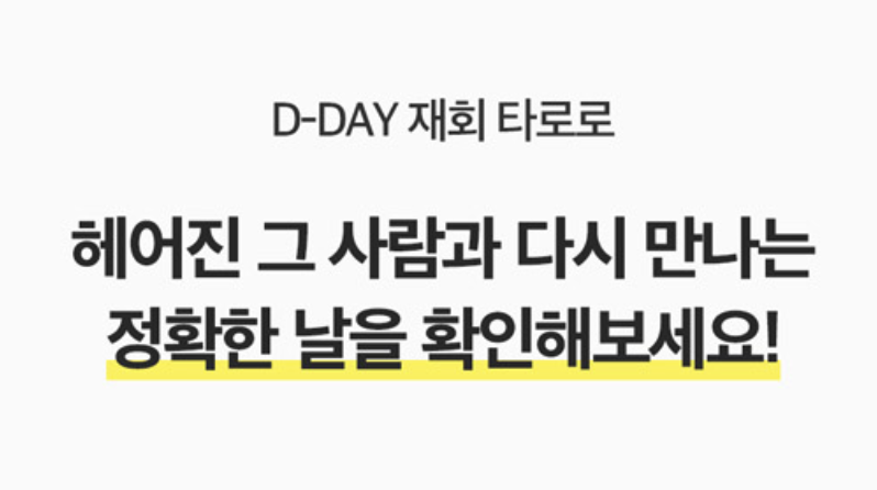 라마마 D-DAY 재회 타로: 다시 만날 수 있을까?
