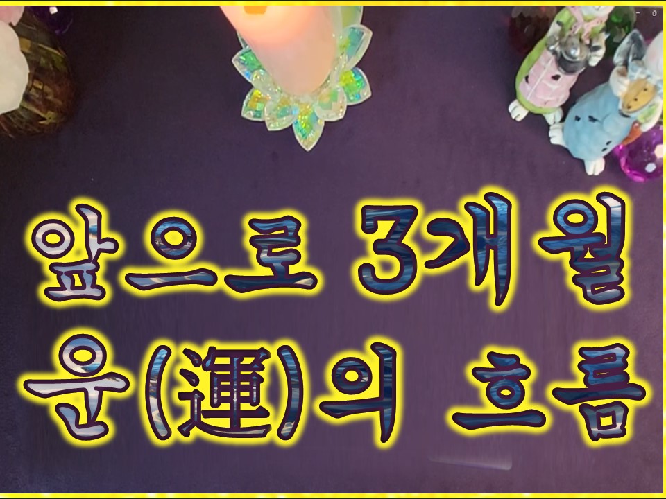 샐리타로 앞으로 3개월 운의 흐름(다섯개 카드선택)