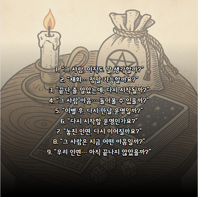 타로리타 상담소 재회가능성 타로로 보기