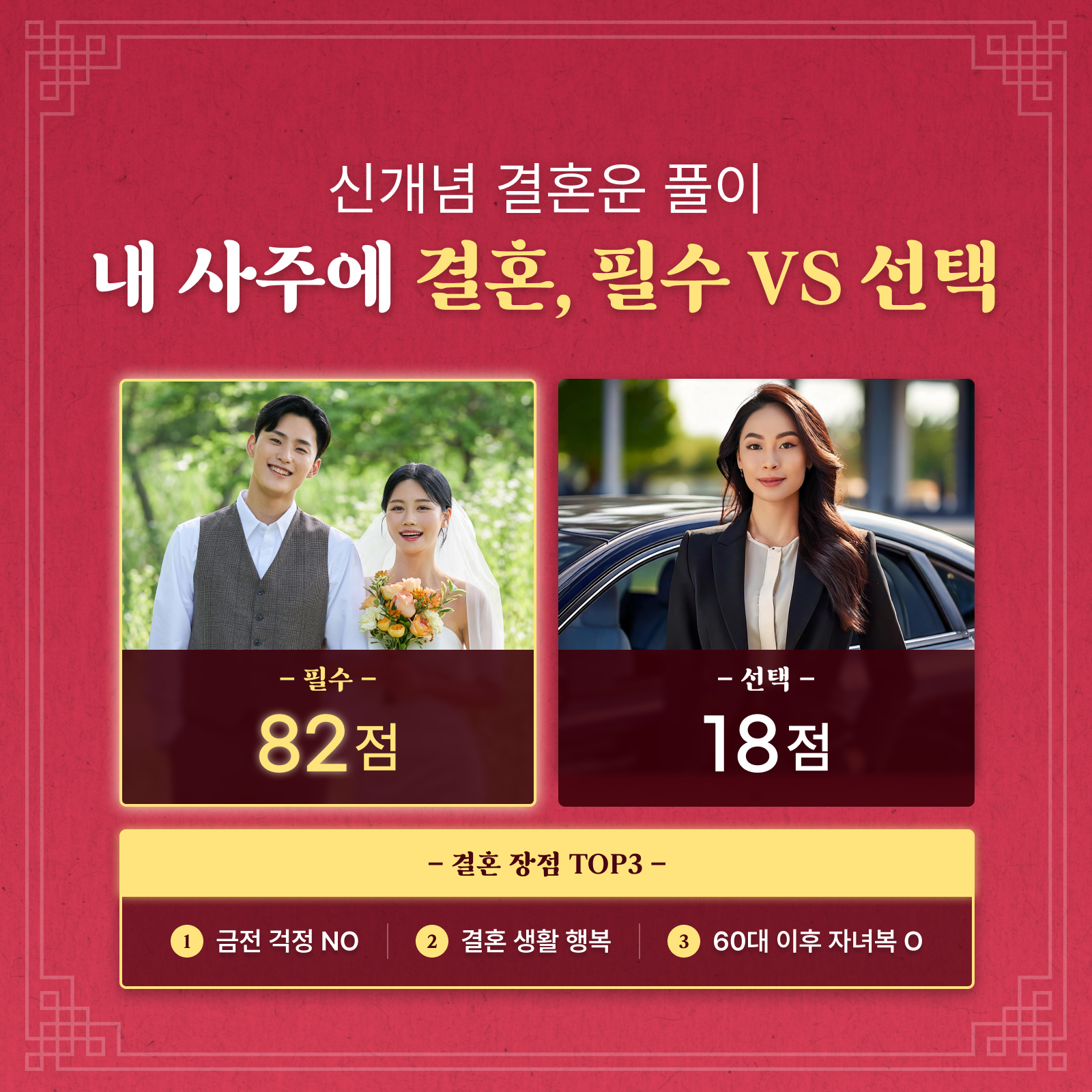 판밍밍 내 사주에 결혼? 필수 vs 선택