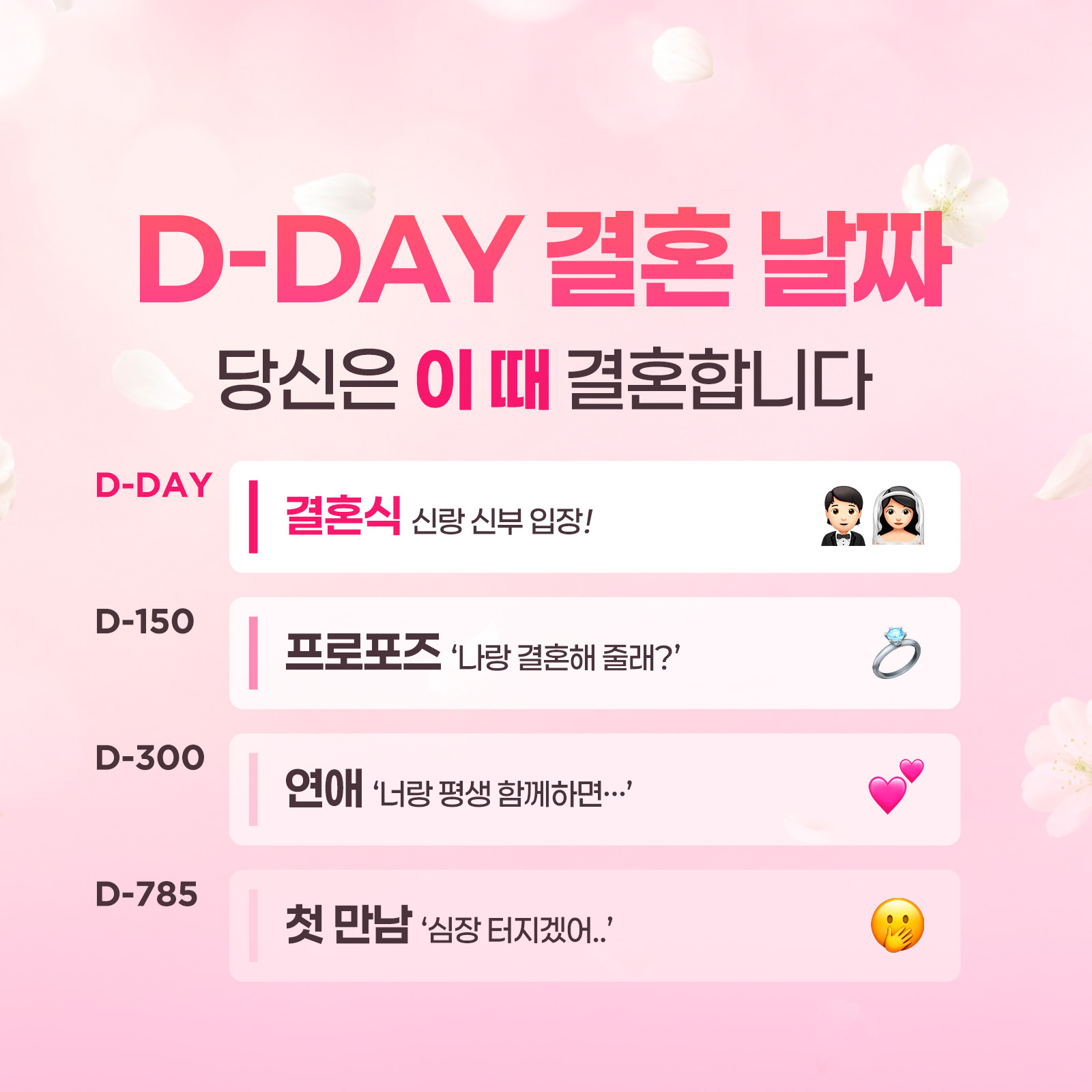 별점 주선생 D-DAY 결혼 날짜: 당신은 이 때 결혼합니다