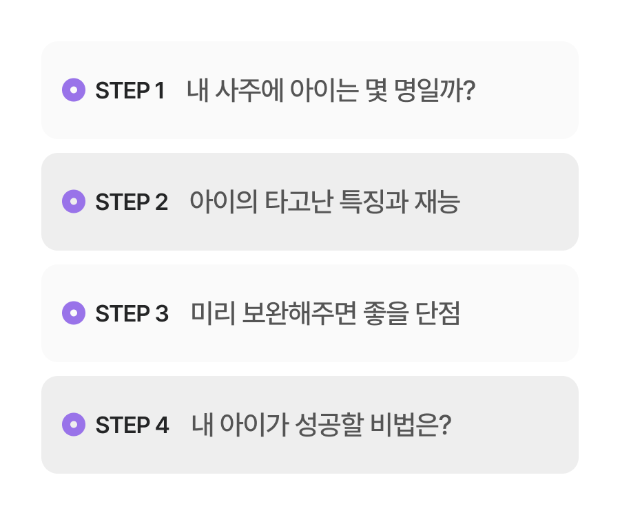 판밍밍 내 사주에 자녀 몇 명일까?: 타고난 재능과 성공운까지