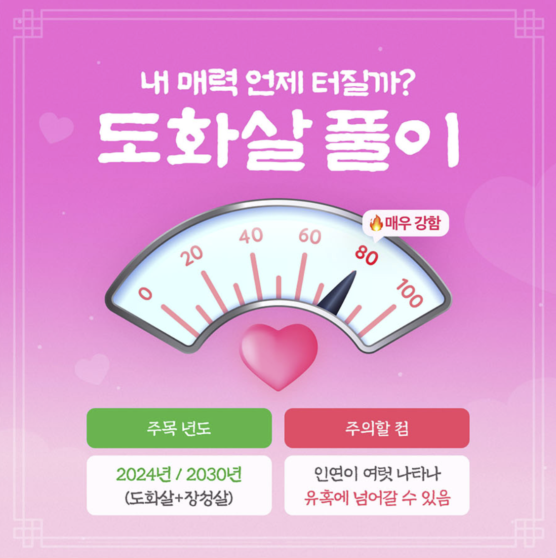 판밍밍 도화살 풀이: 내 매력 언제 터질까?