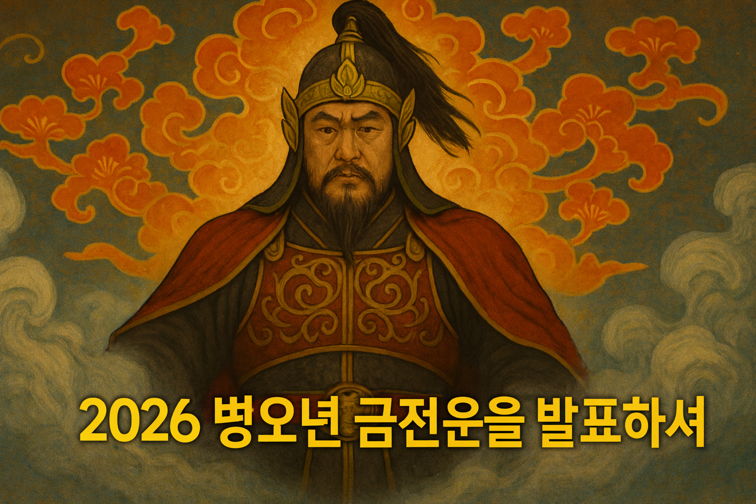 백령장군 2026년, 나에게도 '돈 길' 이 열릴까? ♦️ 추가카드&부적도 있네.♦️  #수월화