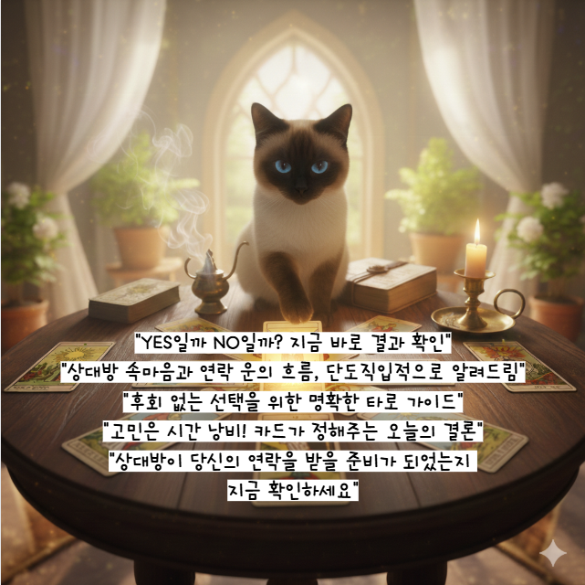 타로리타 상담소 내가 먼저 연락해도 될까?