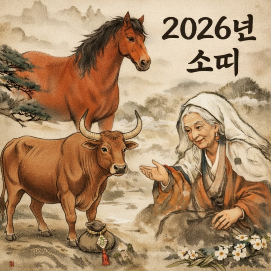 산신할머니 🐮2026년 병오년(丙午年) 축 (丑, 소)띠🐮 한해운세