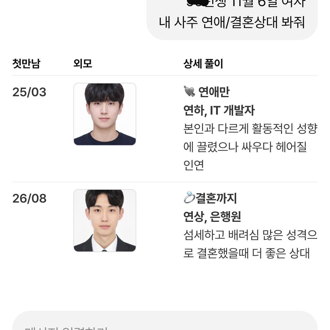 독산언니 내 사주의 사랑운: 연애만? 결혼까지!