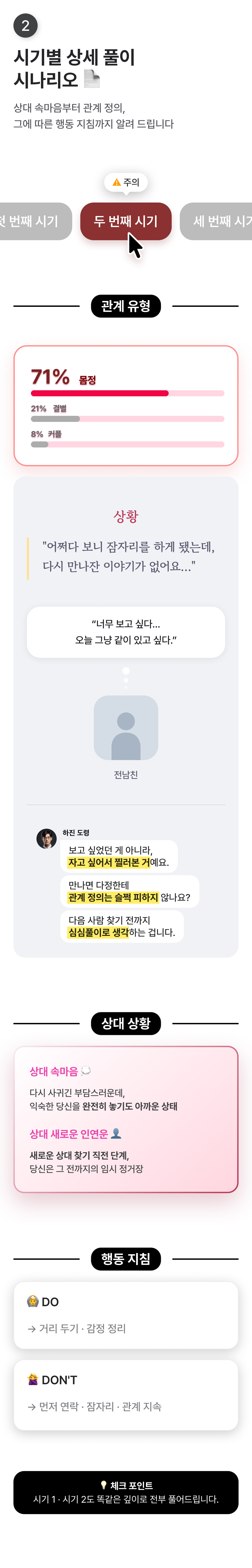 하진 도령 재회 결말: 커플/결별/몸정